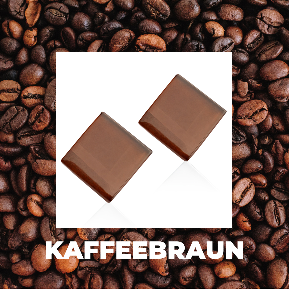 Foto von Statement Clip Ohrringe aus Glas • 20mm