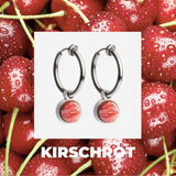 Foto von Hoop clip earrings with pendants • Mix & Match ear clips • 18mm