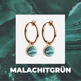 Foto von Hoop clip earrings with pendants • Mix & Match ear clips • 18mm