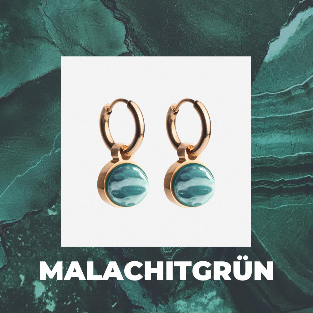 Foto von Hoop earrings with pendants • Mix & Match earrings • 12mm