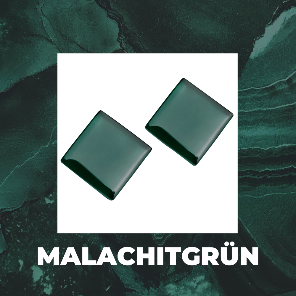 Foto von Statement Clip Ohrringe aus Glas • 20mm