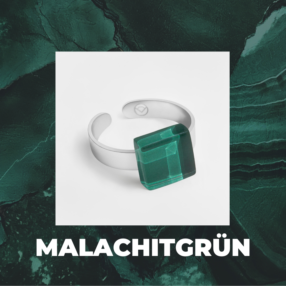 Foto von Small ring with 10mm stone • adjustable size