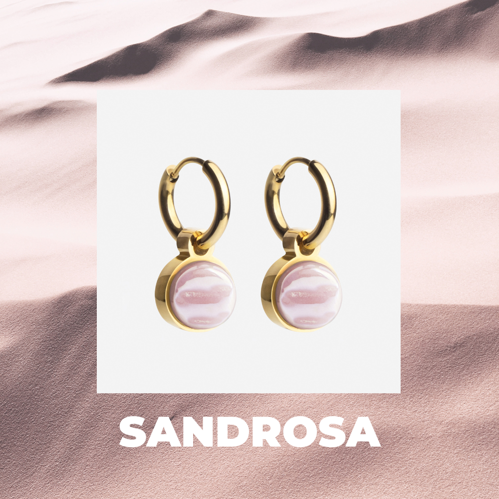 Foto von Hoop earrings with pendants • Mix & Match earrings • 12mm