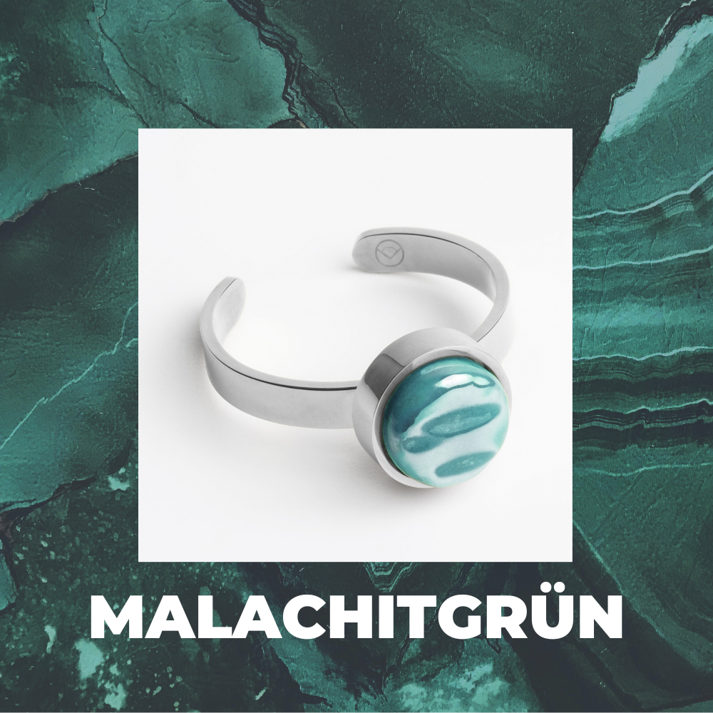 Foto von Adjustable ring with stone • 8mm