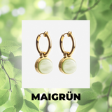 Foto von Hoop clip earrings with pendants • Mix & Match ear clips • 14mm