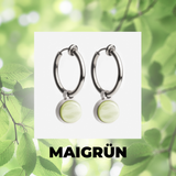 Foto von Hoop clip earrings with pendants • Mix & Match ear clips • 18mm