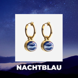 Foto von Hoop clip earrings with pendants • Mix & Match ear clips • 14mm