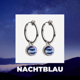 Foto von Hoop clip earrings with pendants • Mix & Match ear clips • 18mm