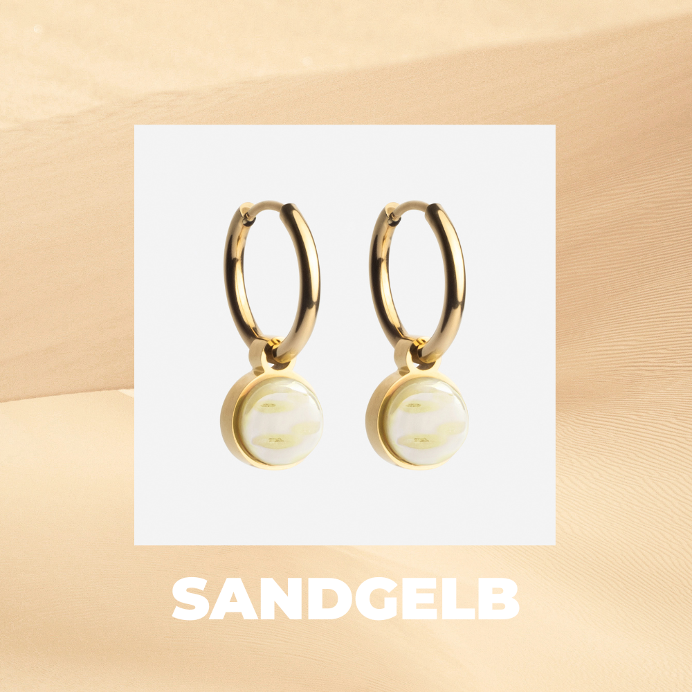 Foto von Hoop earrings with charms • Mix & Match earrings • 16mm