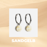 Foto von Hoop earrings with charms • Mix & Match earrings • 16mm