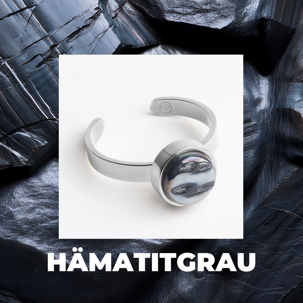 Foto von Adjustable ring with stone • 8mm