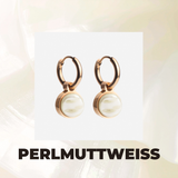 Foto von Hoop earrings with pendants • Mix & Match earrings • 12mm