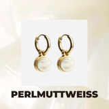 Foto von Hoop earrings with pendants • Mix & Match earrings • 12mm