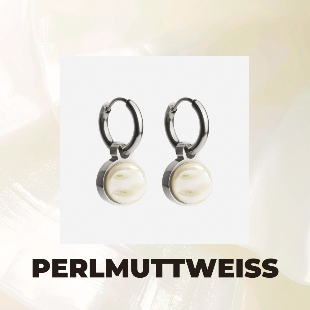 Foto von Hoop earrings with pendants • Mix & Match earrings • 12mm