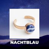 Foto von Adjustable ring with stone • 8mm