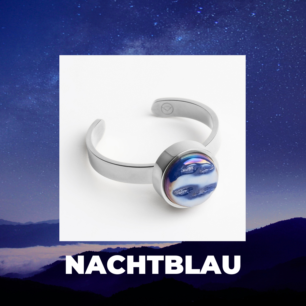 Foto von Adjustable ring with stone • 8mm