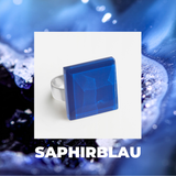 Foto von Statement Ring mit Stein 20mm • größenverstellbar