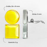 Foto von Geometrische Clip Ohrringe