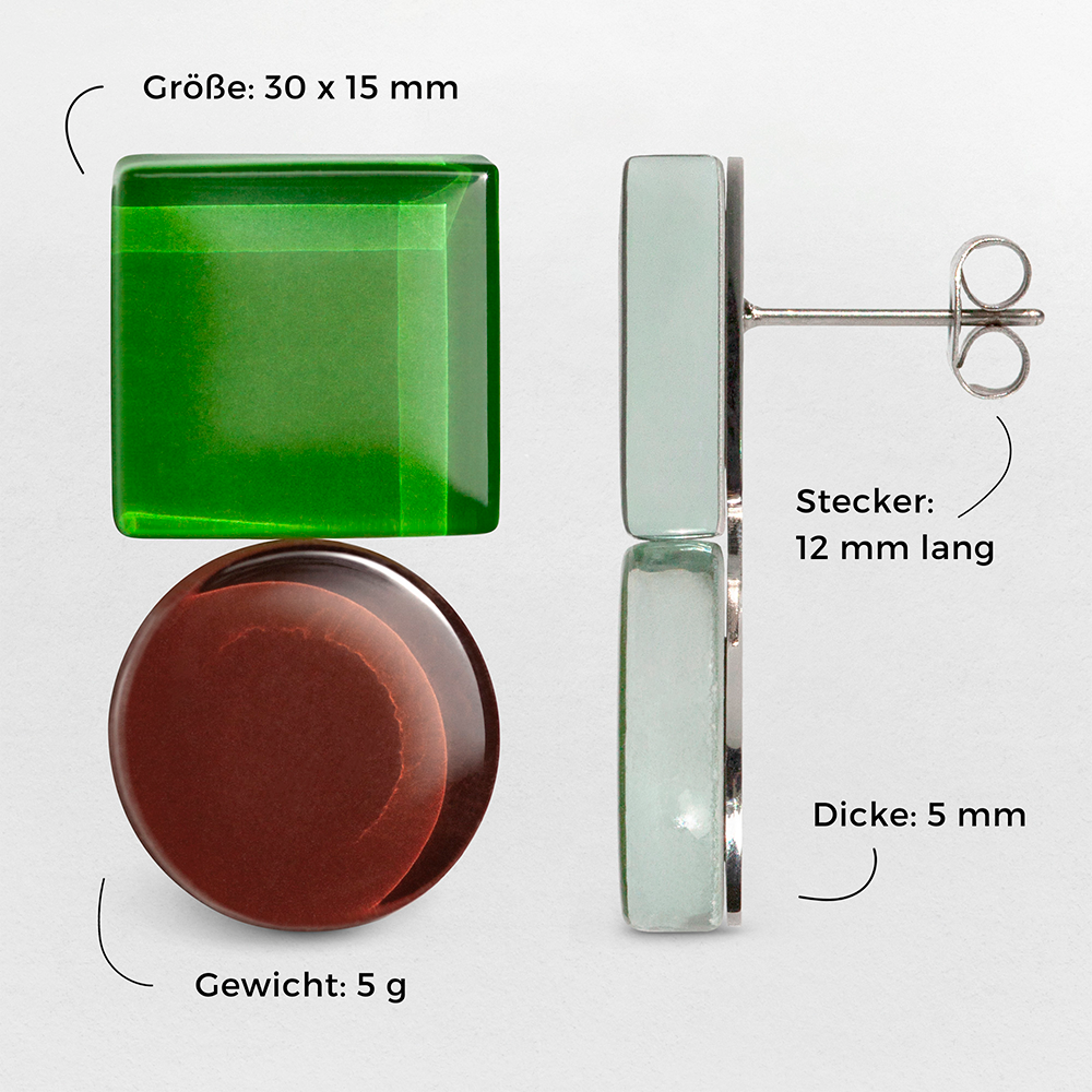 Foto von Geometrische Statement Ohrringe