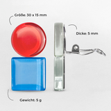 Foto von Geometrische Clip Ohrringe