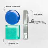 Foto von Geometrische Clip Ohrringe