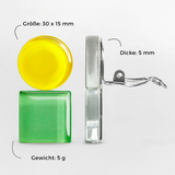 Foto von Geometrische Clip Ohrringe