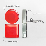 Foto von Geometrische Clip Ohrringe