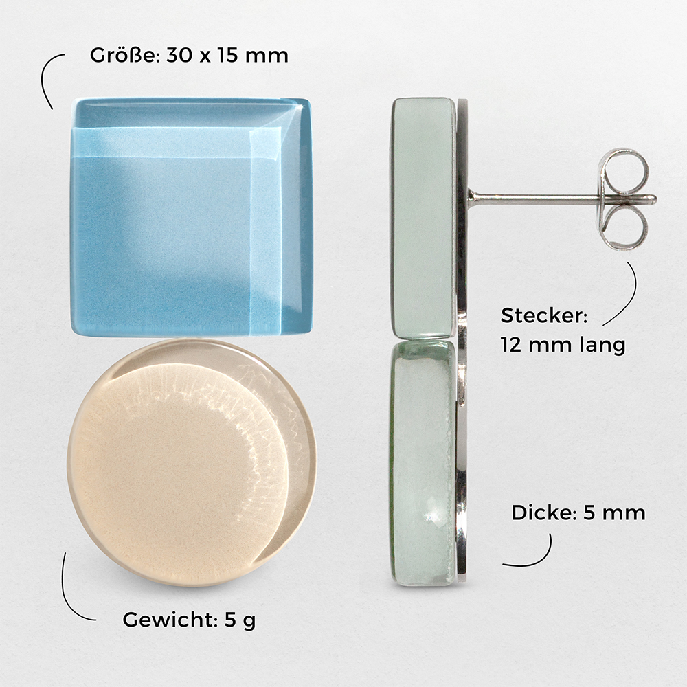 Foto von Geometrische Statement Ohrringe