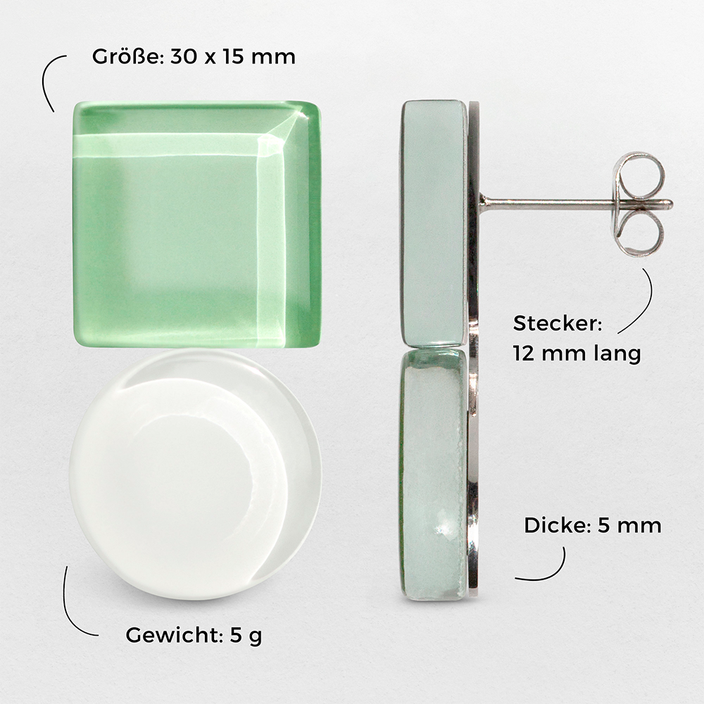 Foto von Geometrische Statement Ohrringe