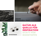 Foto von Minimalistische Keramik Ohrringe • 5mm