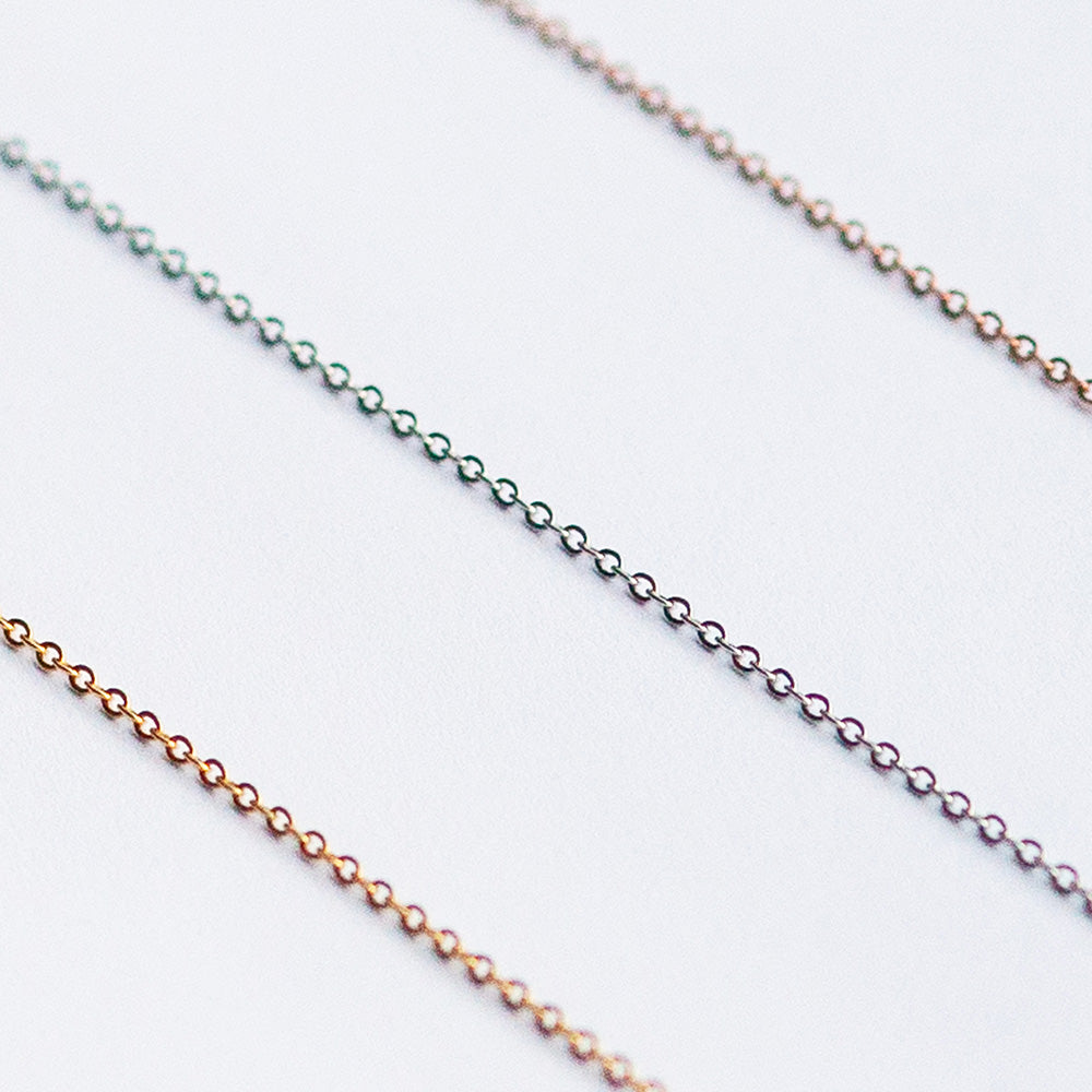 Foto von Fine stainless steel link chain • Mix & Match necklace