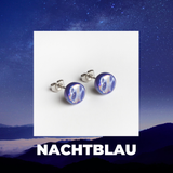 Foto von Glasohrstecker in Perlmuttoptik • 8mm