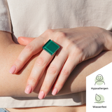 Foto von Statement ring with 20mm stone • adjustable size