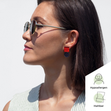 Foto von Geometric statement earrings