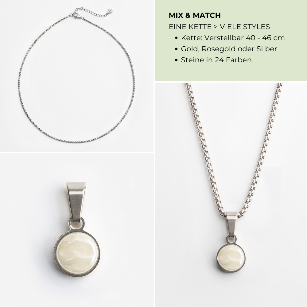 Foto von Stainless steel snake chain • Mix & Match necklace