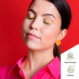 Foto von Statement Clip Ohrringe aus Glas • 20mm