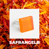 Foto von Square ring with 15mm stone • adjustable size