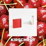 Foto von Quadratische Ohrclips aus Glas • 15mm