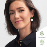 Foto von Geometrische Clip Ohrringe