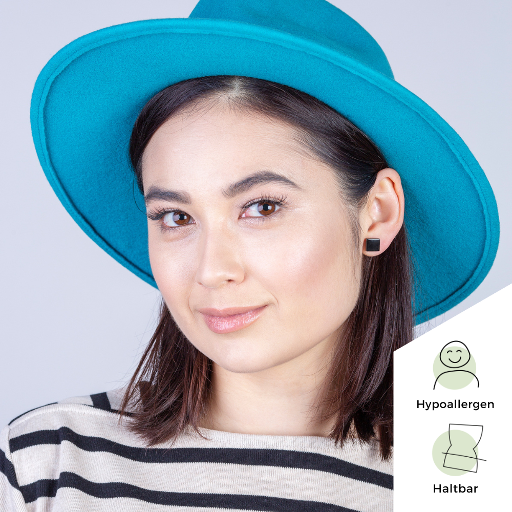 Foto von Kleine Ohrstecker aus Glas • 10mm