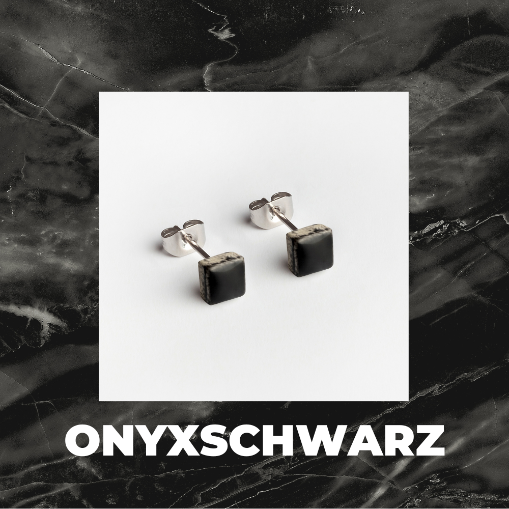 Foto von Minimalistische Keramik Ohrringe • 5mm