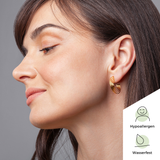 Foto von "Regenbogen" Creolen Ohrringe • 23mm