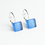 Geometrische Ohrringe aus Glas • 10mm Geometrische Ohrringe aus Glas • 10mm