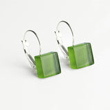 Geometrische Ohrringe aus Glas • 10mm Geometrische Ohrringe aus Glas • 10mm