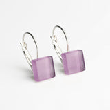 Geometrische Ohrringe aus Glas • 10mm Geometrische Ohrringe aus Glas • 10mm