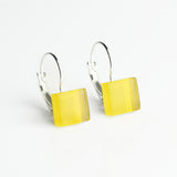 Geometrische Ohrringe aus Glas • 10mm Geometrische Ohrringe aus Glas • 10mm