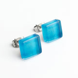 Kleine Ohrstecker aus Glas • 10mm Kleine Ohrstecker aus Glas • 10mm