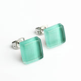 Kleine Ohrstecker aus Glas • 10mm Kleine Ohrstecker aus Glas • 10mm