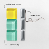 Foto von Geometrische Clips Ohrringe