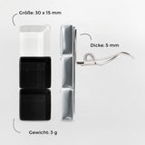 Foto von Geometrische Clips Ohrringe